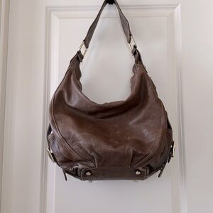 Rebecca Minkoff Gray Leather Shoulder Bag